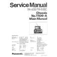 PANASONIC T506-A CHASSIS Service Manual PANASONIC T506-A CHASSIS Service Manual