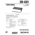 SONY XM4301 Service Manual SONY XM4301 Service Manual