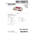 SONY XM2165GTX Service Manual SONY XM2165GTX Service Manual