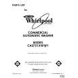 WHIRLPOOL CA2751XWG1 Parts Catalog WHIRLPOOL CA2751XWG1 Parts Catalog