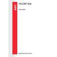 AEG FAVORIT806 Owners Manual AEG FAVORIT806 Owners Manual