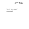 PRIVILEG 086.509-7 / 40296 Owners Manual PRIVILEG 086.509-7 / 40296 Owners Manual