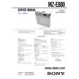 SONY MZE800 Service Manual SONY MZE800 Service Manual
