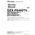 PIONEER GEX-P6400TVP Service Manual PIONEER GEX-P6400TVP Service Manual