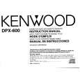 KENWOOD DPX600 Owners Manual KENWOOD DPX600 Owners Manual