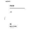 SONY MDXG77REC Owners Manual SONY MDXG77REC Owners Manual