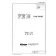 NIKON FE10 Parts Catalog NIKON FE10 Parts Catalog