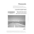 PANASONIC CQDPX152U Owners Manual PANASONIC CQDPX152U Owners Manual