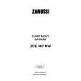 ZANUSSI ZCE567NW Owners Manual ZANUSSI ZCE567NW Owners Manual