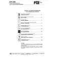 FCE ESR2000 Owners Manual FCE ESR2000 Owners Manual