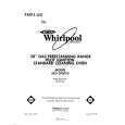 WHIRLPOOL SF313PSPT0 Parts Catalog WHIRLPOOL SF313PSPT0 Parts Catalog