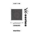 HARTKE VX115 Owners Manual HARTKE VX115 Owners Manual