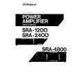ROLAND SRA-1200 Owners Manual ROLAND SRA-1200 Owners Manual