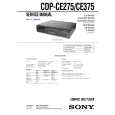 SONY CDPCE275 Service Manual SONY CDPCE275 Service Manual
