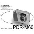 TOSHIBA PDR-M60 Owners Manual TOSHIBA PDR-M60 Owners Manual