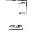 ARTHUR MARTIN ELECTROLUX AW910F Owners Manual ARTHUR MARTIN ELECTROLUX AW910F Owners Manual