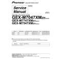 PIONEER GEX-M7047XM Service Manual PIONEER GEX-M7047XM Service Manual