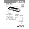 SONY TCM4040 Service Manual SONY TCM4040 Service Manual