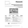 PANASONIC PT-52LCX15 Owners Manual PANASONIC PT-52LCX15 Owners Manual