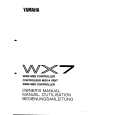 YAMAHA WX7 Owners Manual YAMAHA WX7 Owners Manual