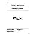 REX-ELECTROLUX MW926BE LOT1 Owners Manual REX-ELECTROLUX MW926BE LOT1 Owners Manual
